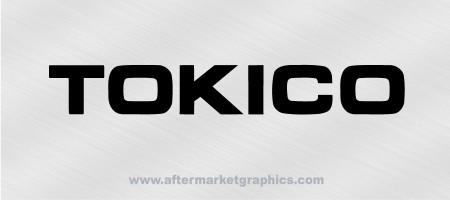 Tokico Shocks Decals 01 - Pair (2 pieces)
